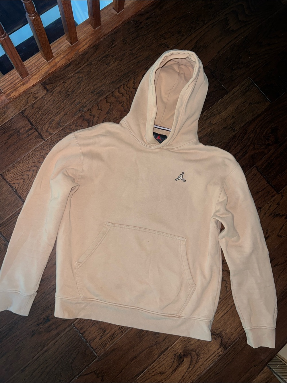 Jordan Men’s Cream Hoodie with Small Jumpman